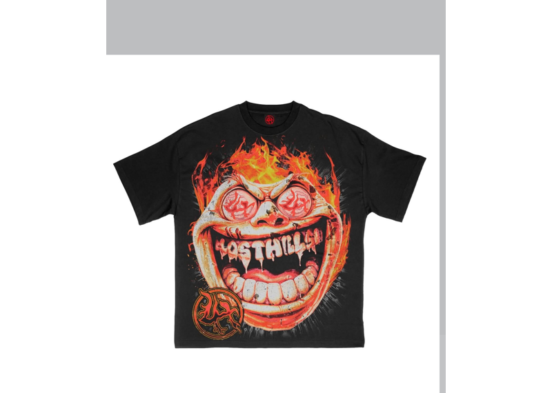 Lost hills burning face tee