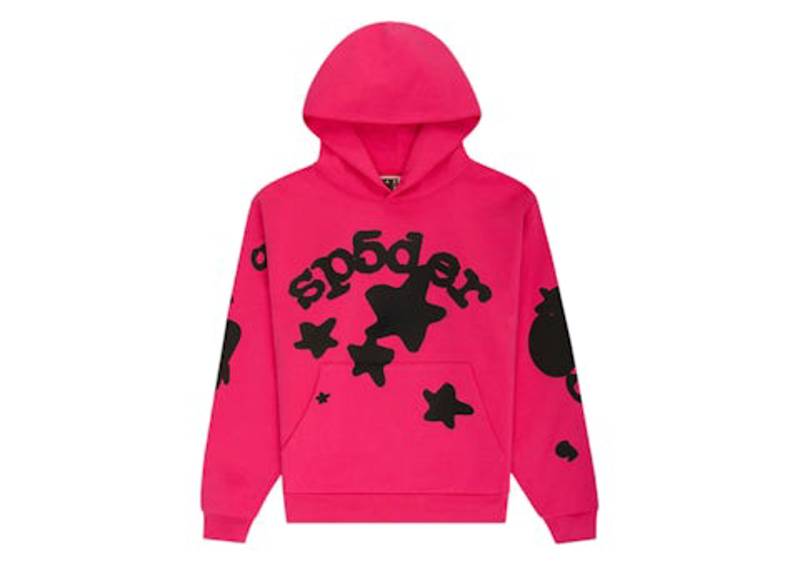 Sp5der Beluga Hoodie Pink