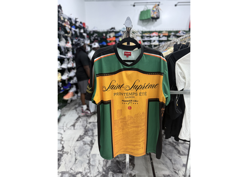 Supreme Premier Soccer Jersey Green/Yellow