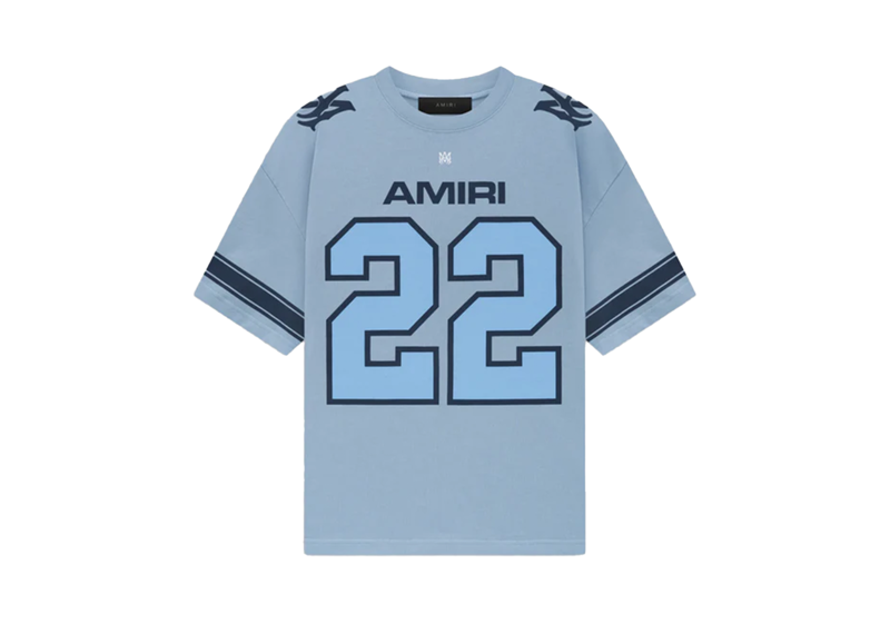 AMIRI 22 SKATER TEE BLUE