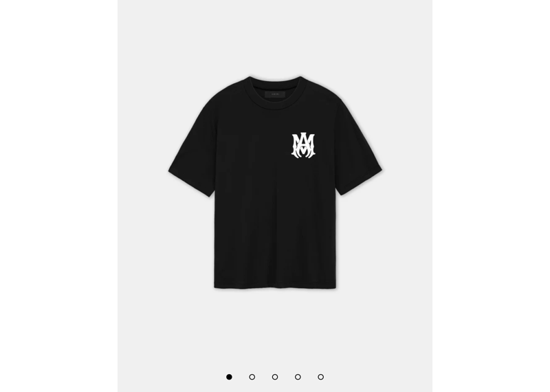 Amiri logo tee shirt
