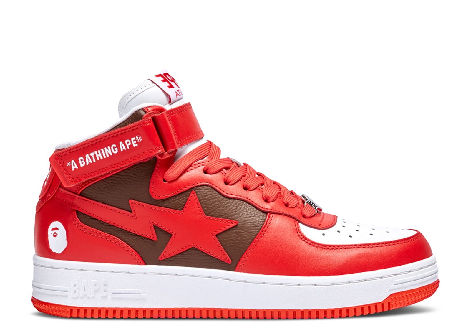 Bapesta Mid #2 Red