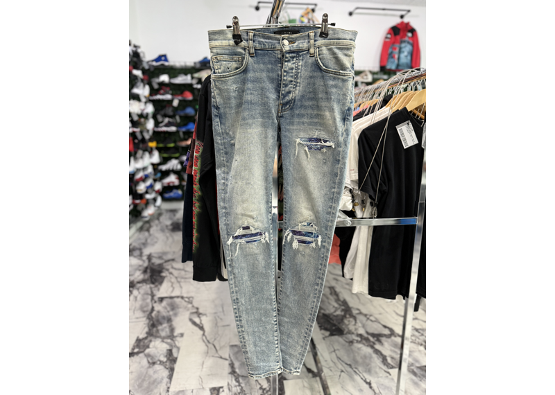 Amiri MX 1 Blue Tie Die