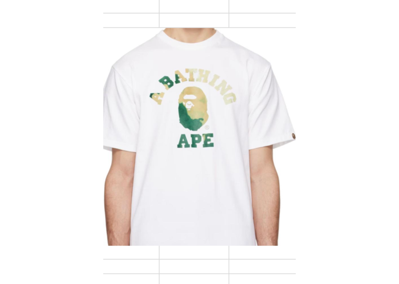 White ABA Camo tee
