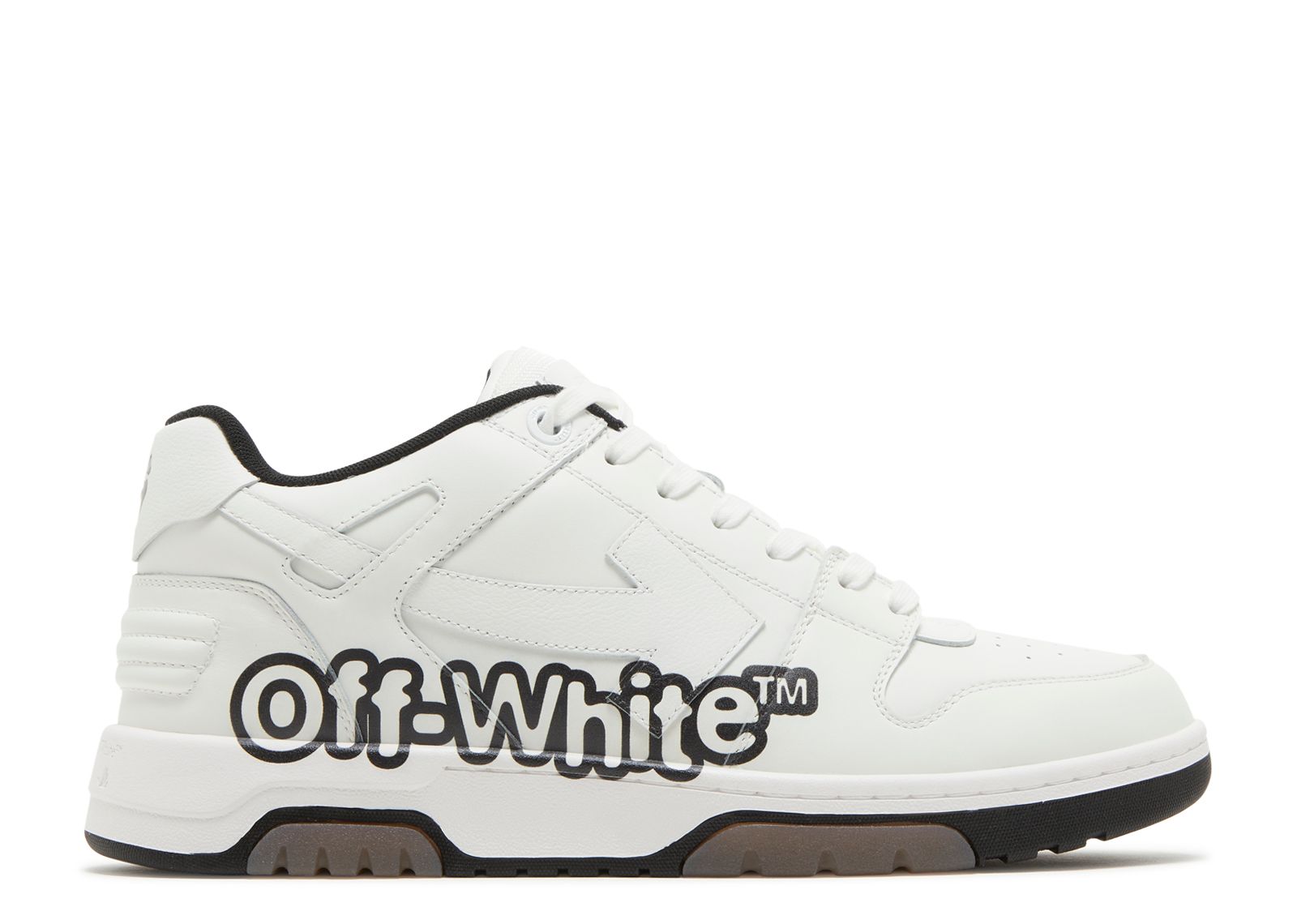 Off-White Out of Office Low Logo Print - White Black