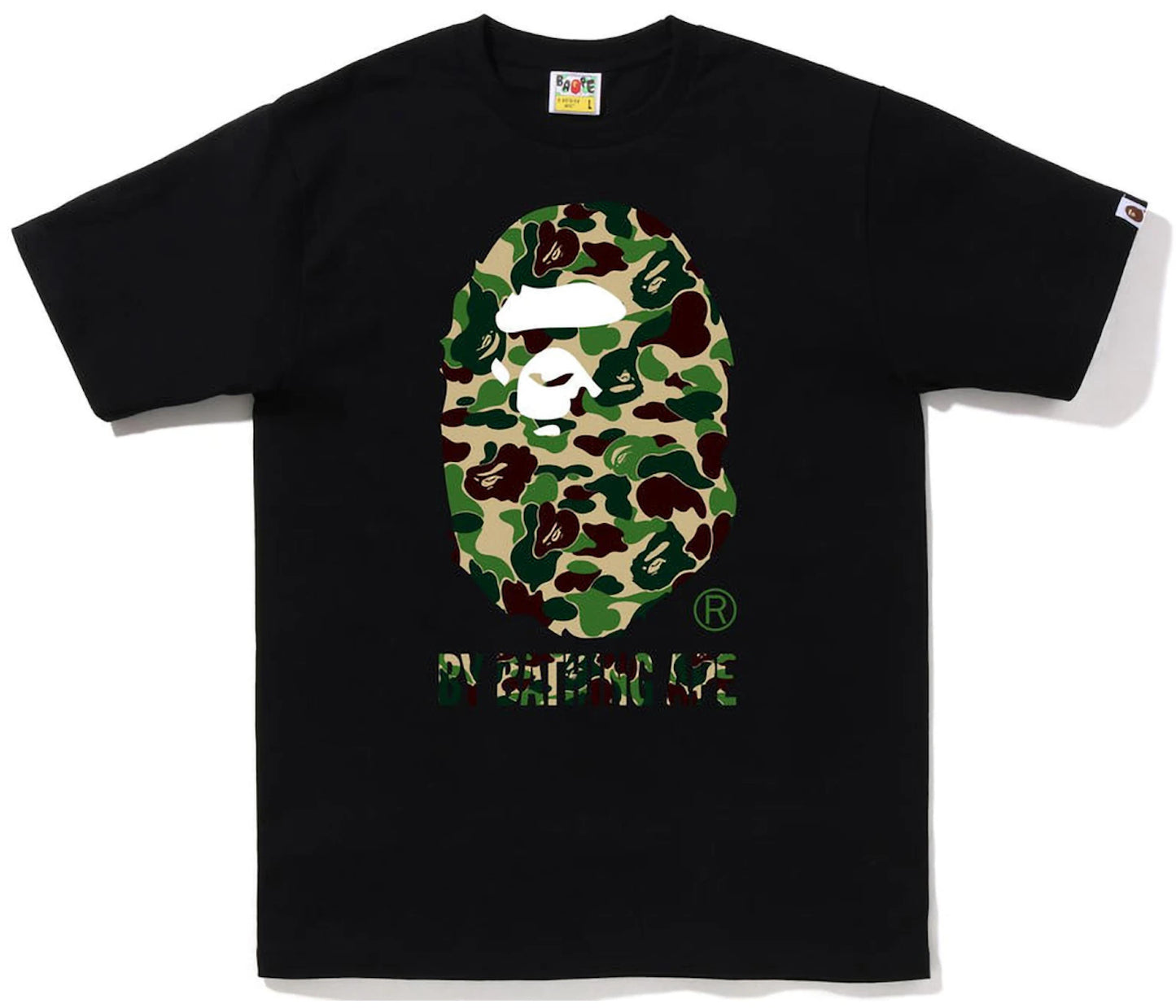 BAPE ABC Camo By Bathing Ape Tee Black Green