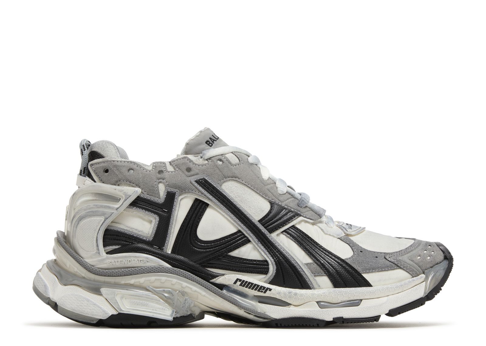 Balenciaga Runner Sneaker Worn-Out - Grey White Black