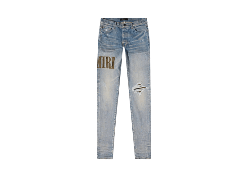 Amiri Core Logo Light Wash Jeans