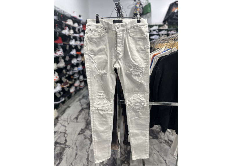 Amiri white jeans