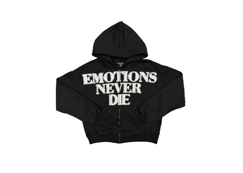 Mixed Emotion Black Hoodie