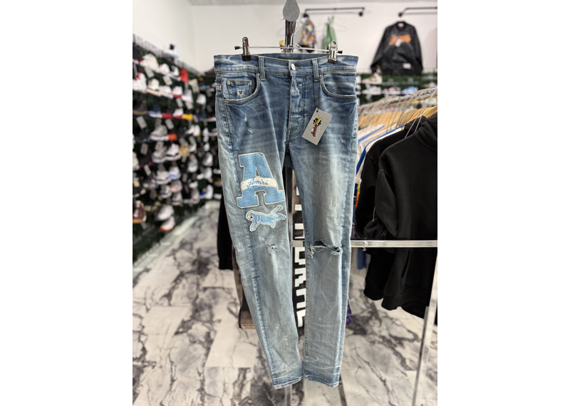 AMIRI A logo Jeans