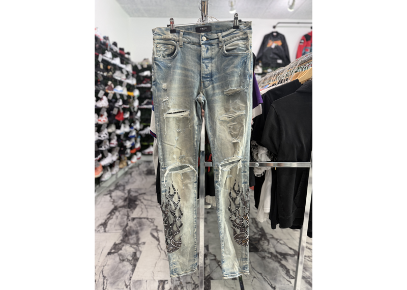 Amiri Black Flame Indigo