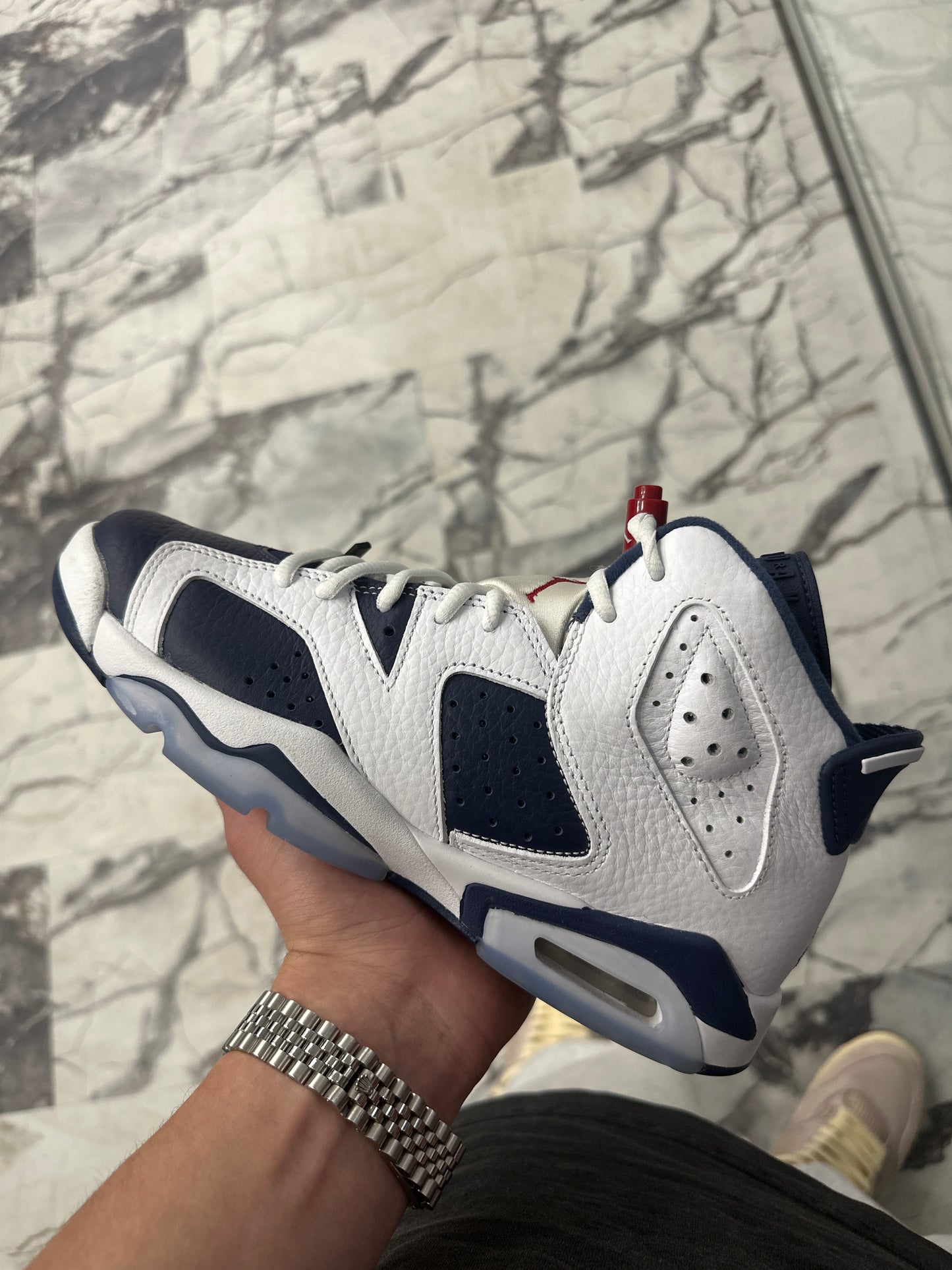 Air Jordan 6 Retro GS Olympic 2024