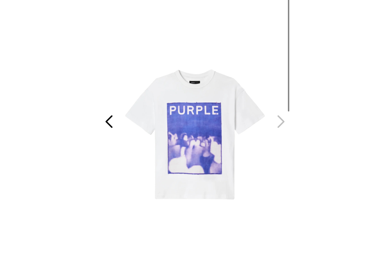Purple brand crowd logo tee