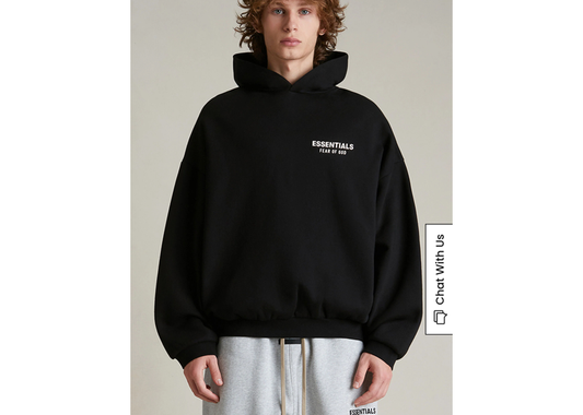 Black Essential hoodie