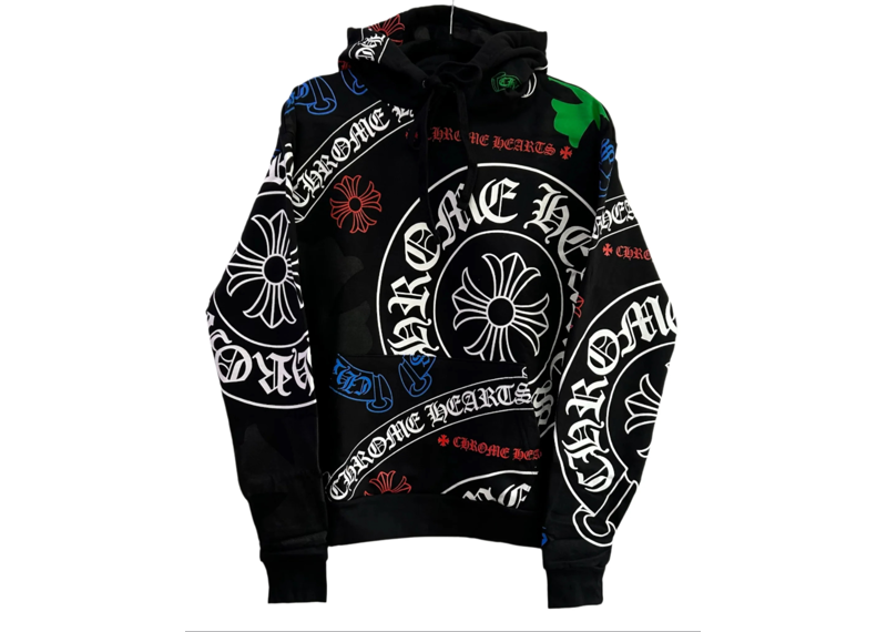 Chrome hearts stencil hoodie