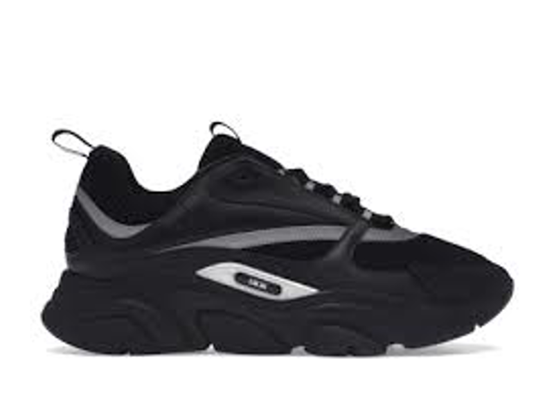 Dior B22 sneakers in a black reflective colorway
