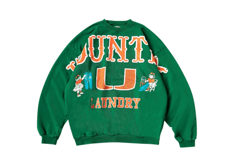 Kapital Big Sweater Green/Black