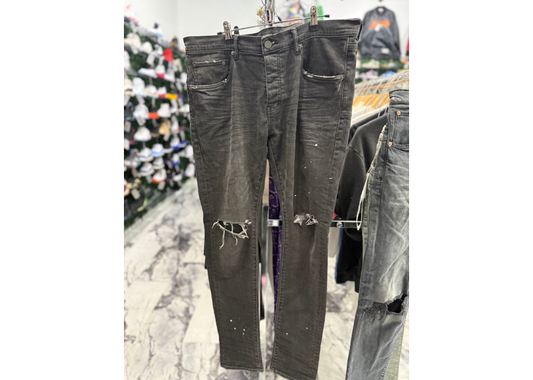 Black Purple Jeans