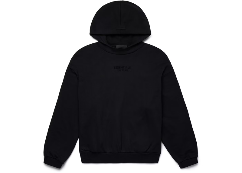 Fear Of God Essentials Hoodie Jet Black