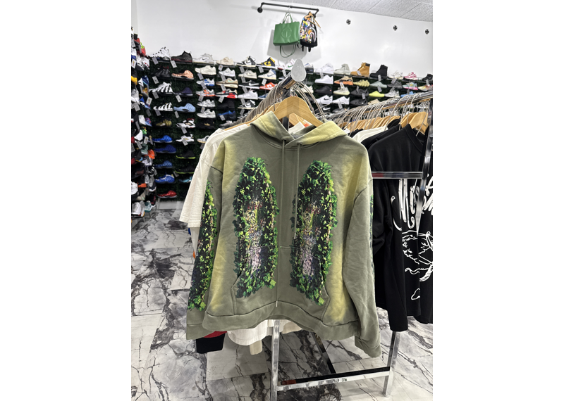 WHO DECIDES WAR GREEN HOODIE