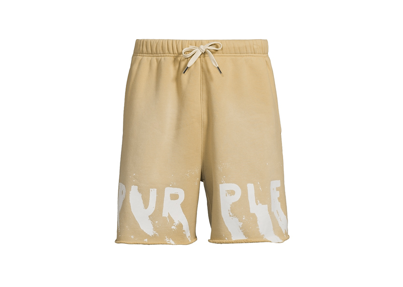 Purple Brand Shorts Tan