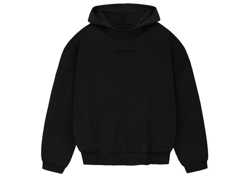 FEAR OF GOD ESSENTIALS HOODIE (FW23) Jet Black