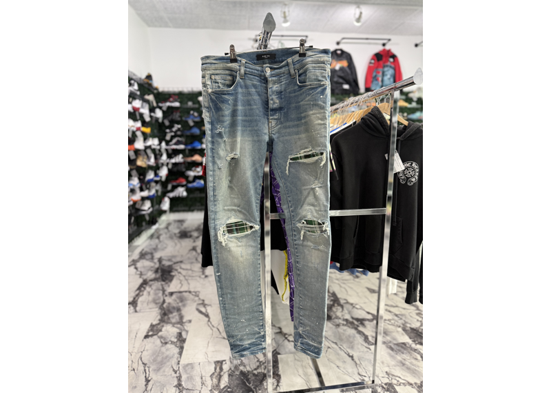 AMIRI MX1 GREEN PLAID