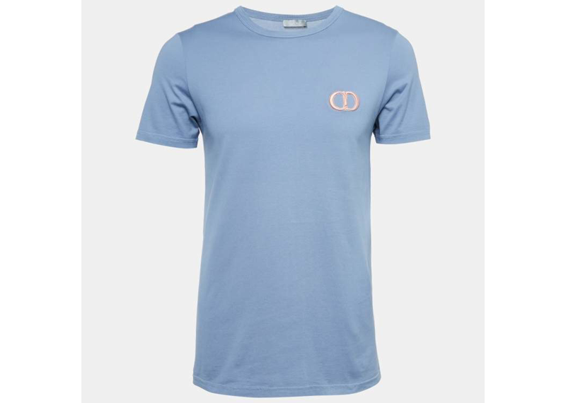 Dior Oversized CD Icon Tee Baby Blue
