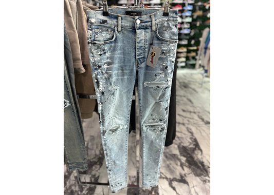 Amiri MX1 Paint Splatter Jeans