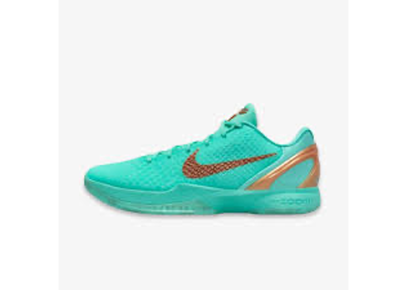 Nike Kobe 6 Protro Jalen Brunson sneakers featuring a Statue of Liberty colorway