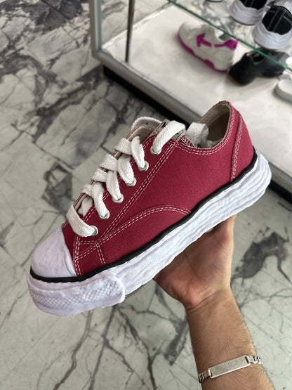 Maison Mihara Yasuhiro Peterson 23 OG Sole Canvas Low Bordeaux