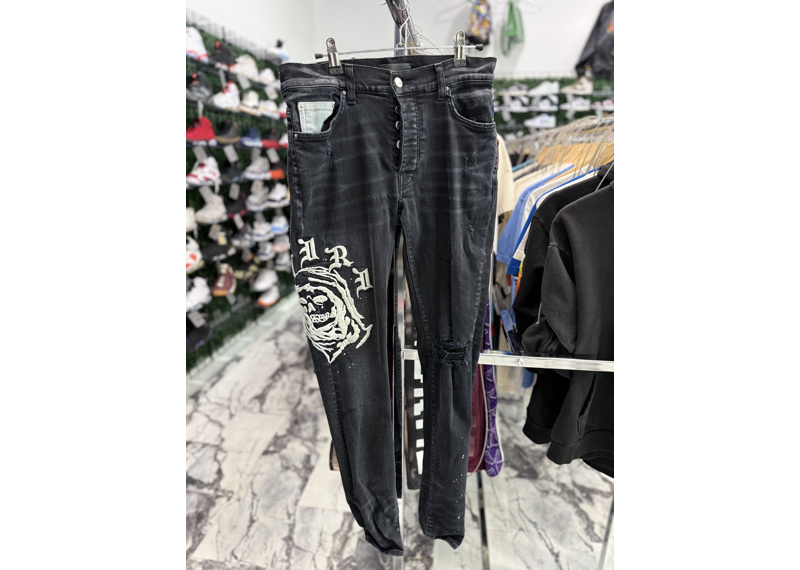 AMIRI Skull Black Jeans