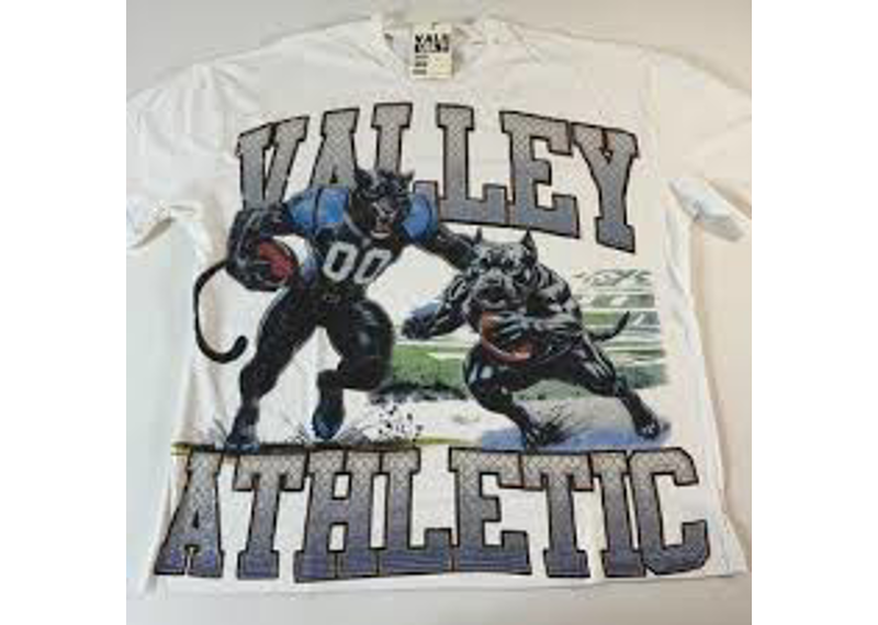 Valley panther football white t-shirt