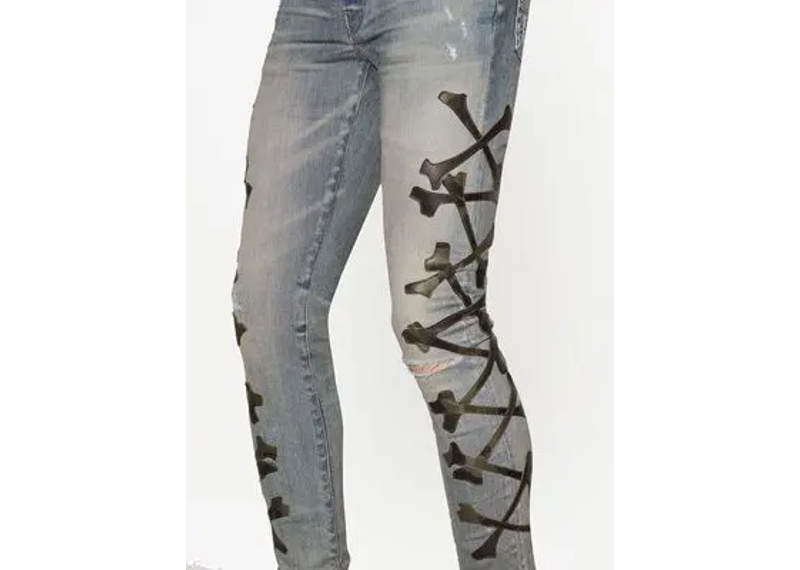 Amiri Camo Bones Jeans
