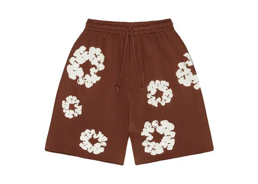 Brown Denim Tears Shorts