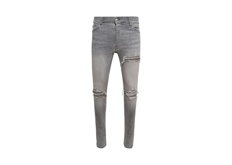 Amiri Boucle MX1 Jean Concrete Grey Size