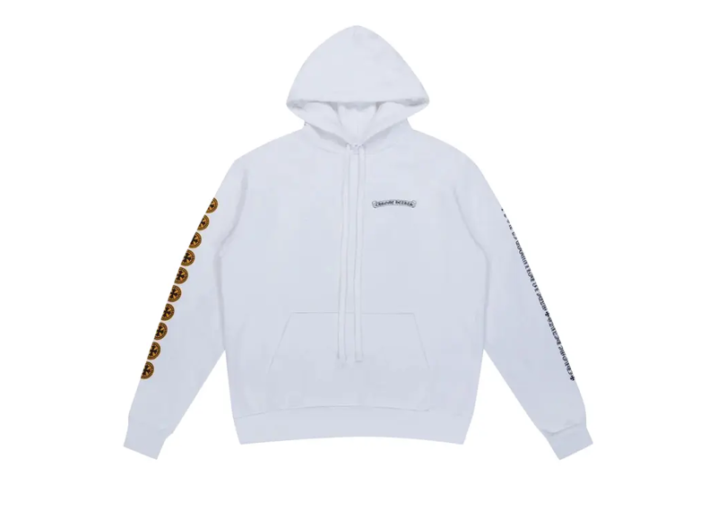 Chrome Hearts Cross Hoodie White/Yellow