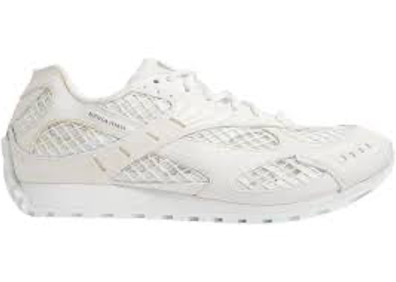 Bottega Veneta white Orbit sneakers in a lightweight mesh and technical fabric