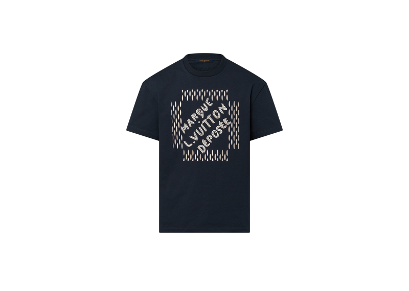 Louis Vuitton Embroidered Signature Cotton Tee