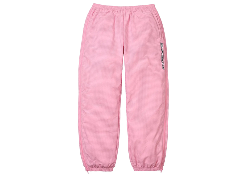 Supreme Ripstock Warm up pants pink