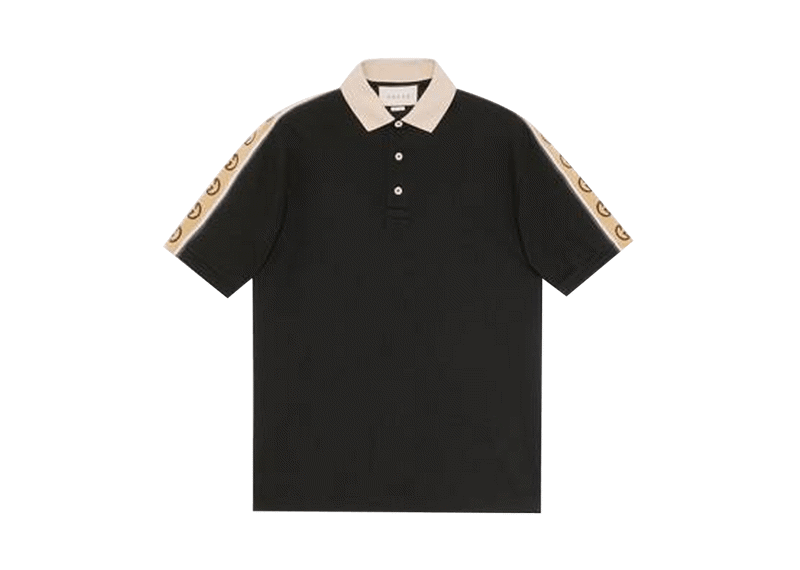 Gucci piquet Black polo