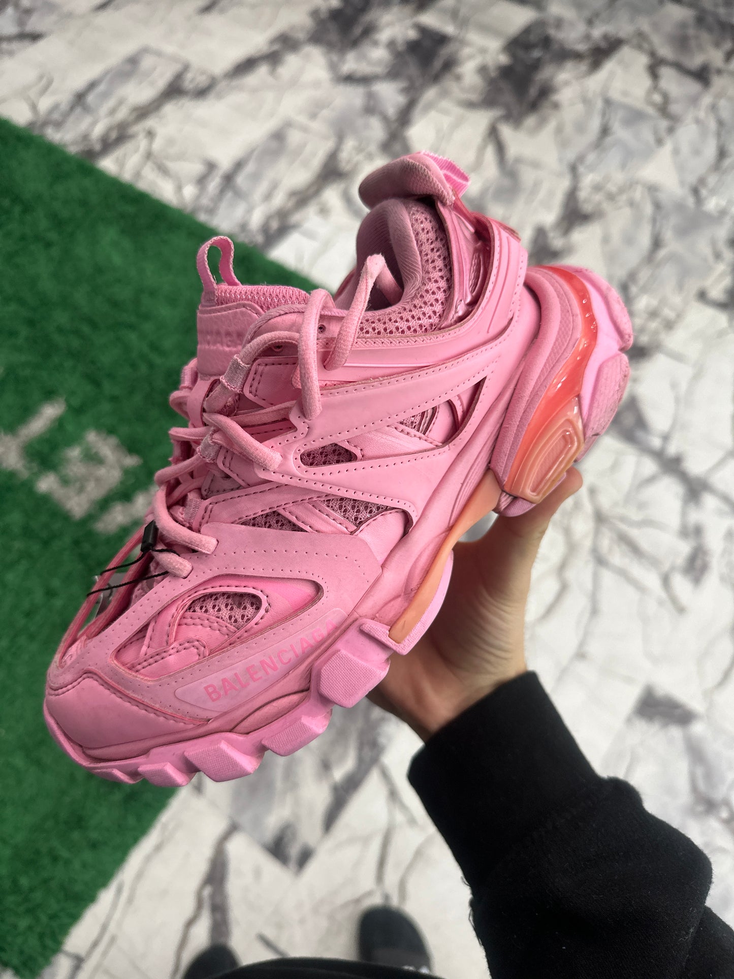 Balenciaga Wmns Track Sneaker Light Pink