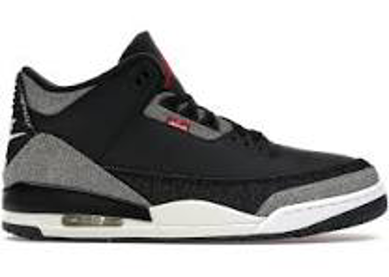 Jordan 3 retro black Levi