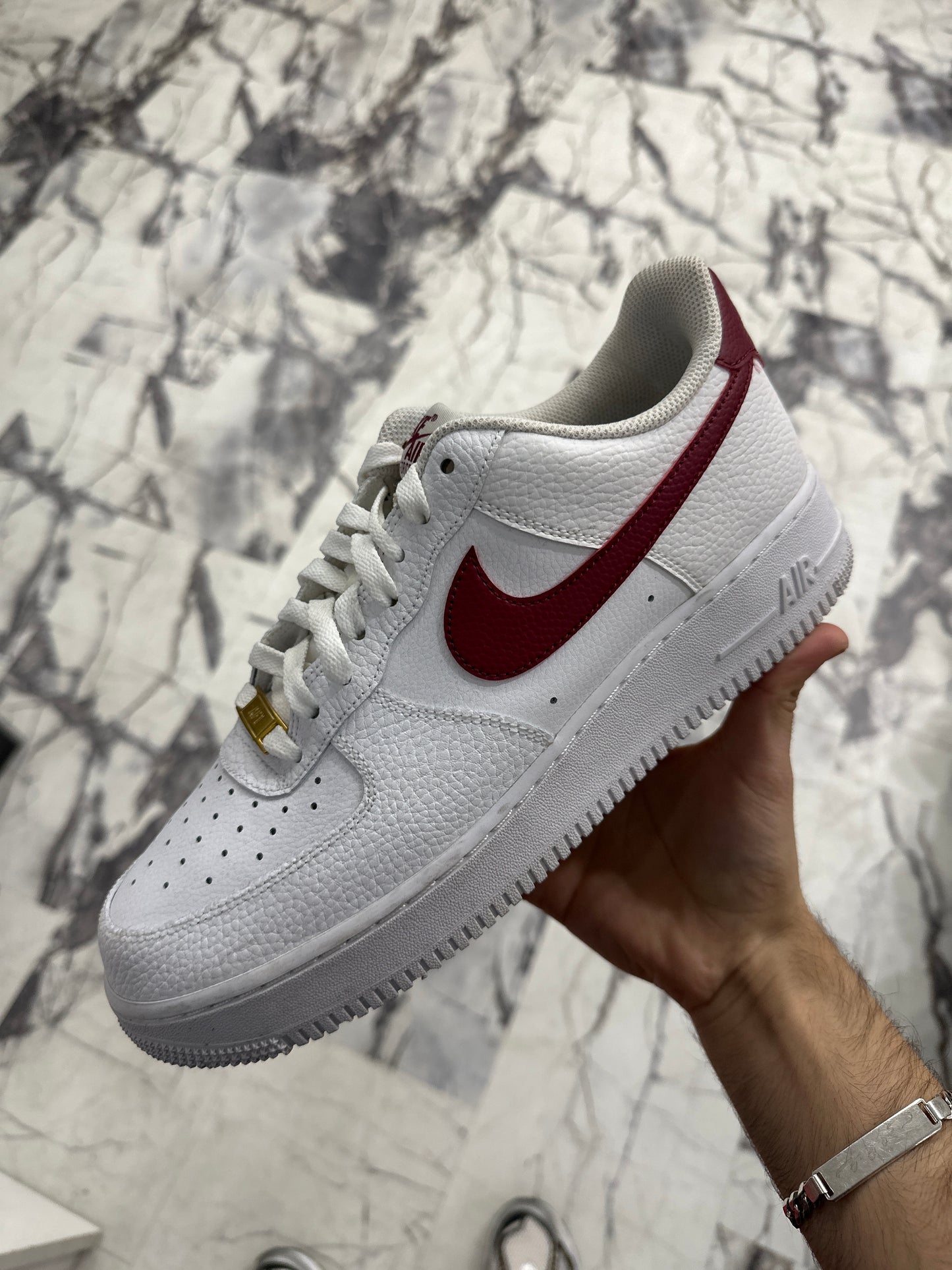 Air Force 1 Low White Team Red