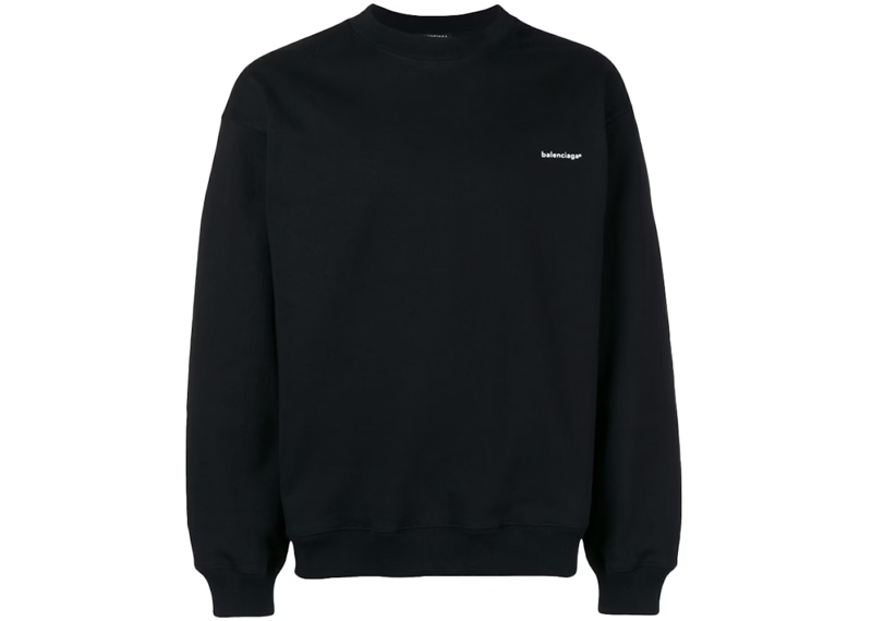 Balenciaga contrast logo print Sweatshirt