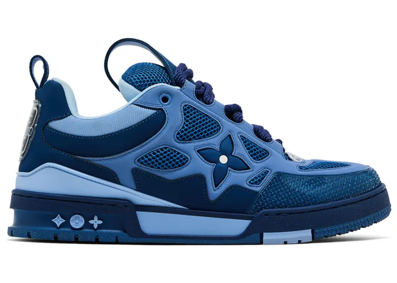 Louis Vuttion Skates Blue light blue