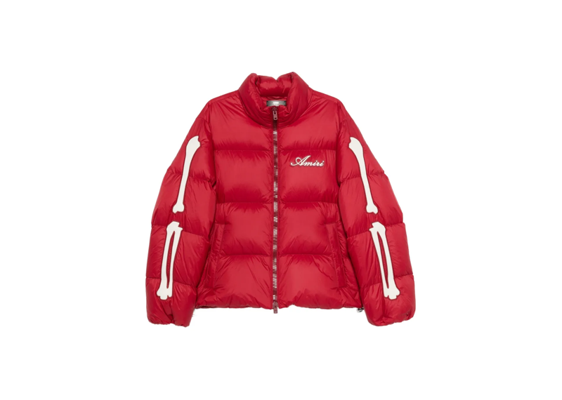 Amiri Bones Padded Jacket Red