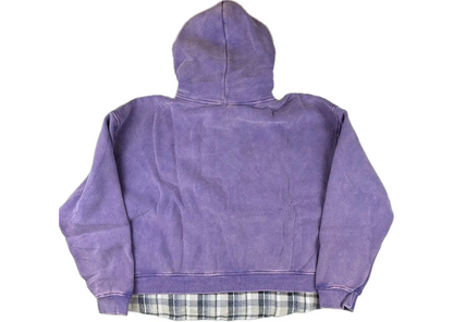 GV Gallery Raspberry Hills Purple Flannel Hoodie