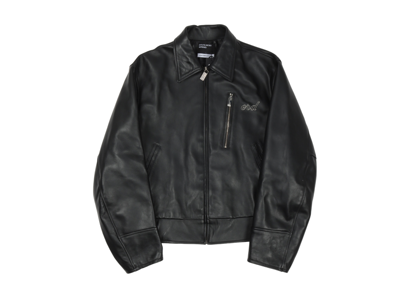 Enfants Riches Deprimes Embroidered Leather Jacket